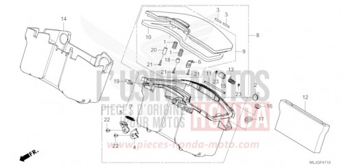 POCHE CENTRALE GL1800BDT de 2026